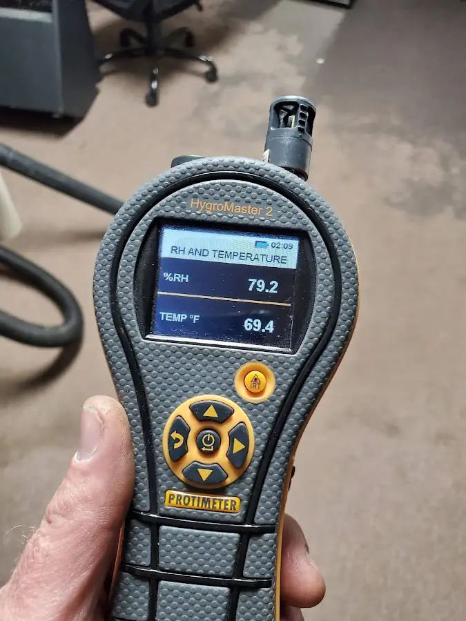 Moisture meter humidity assessment for Fire & Smoke Damage Restoration in Godley